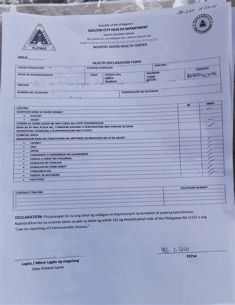 quezon city health certificate|How To Get A Medical Certificate and Travel Authority .